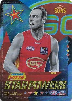 2023 AFL TeamCoach - Star Powers - Silver #SP-40 Jarrod Witts Front